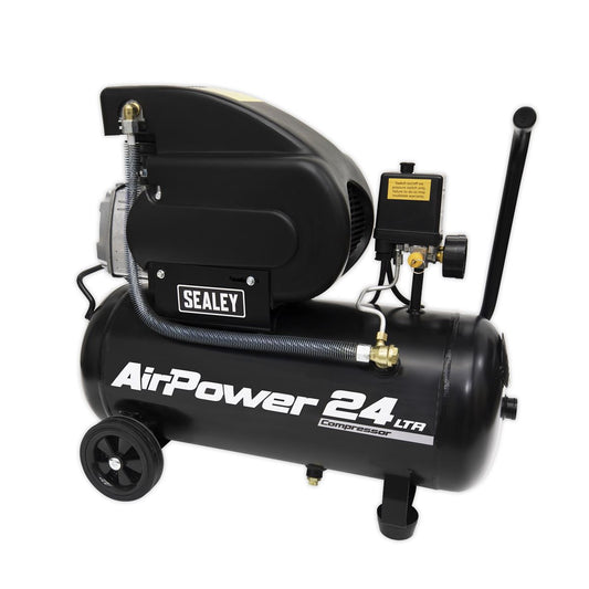 Sealey SAC2420A Air Compressor 24L Direct Drive 2hp-McCormickTools