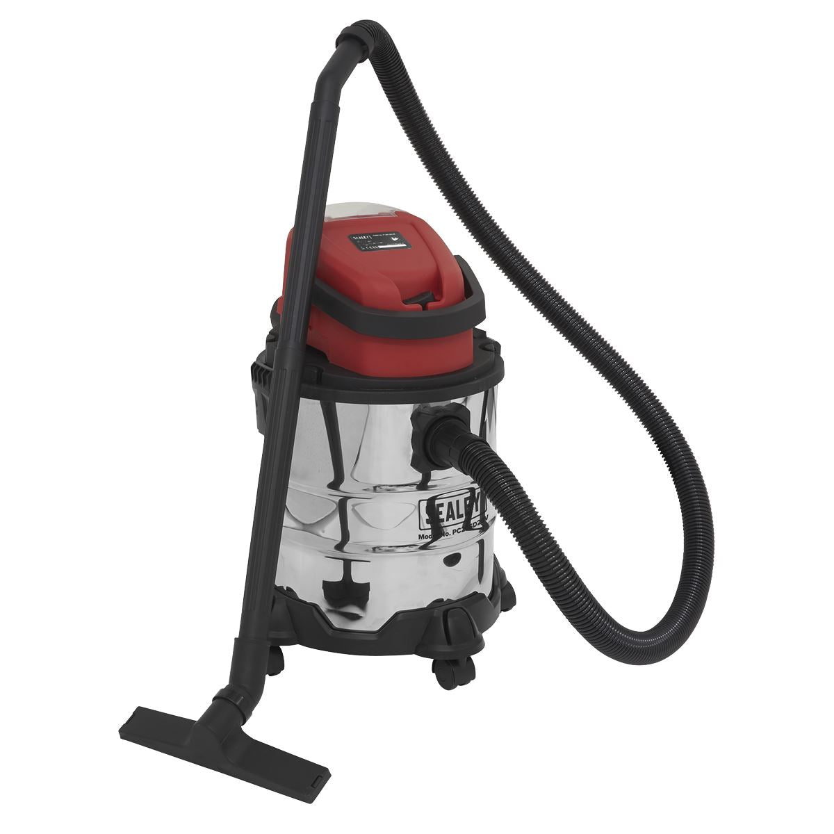 Sealey PC20VCOMBO4 Vacuum Cleaner 20L Wet & Dry Cordless 20V with 4Ah Battery & Charger-McCormickTools