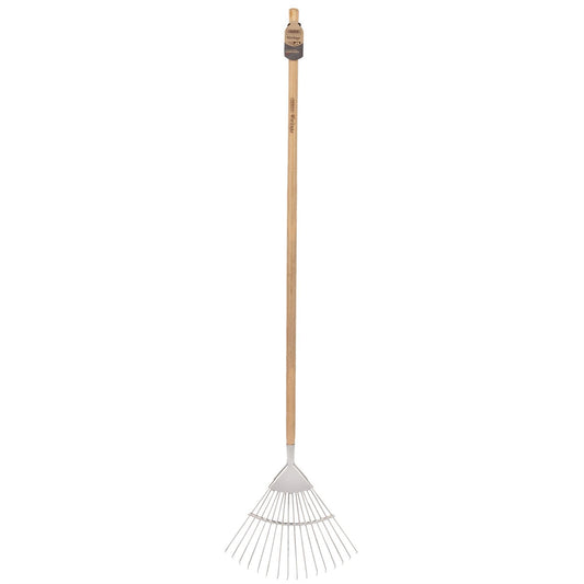 Draper 99020 Heritage Stainless Steel Lawn Rake with Ash Handle