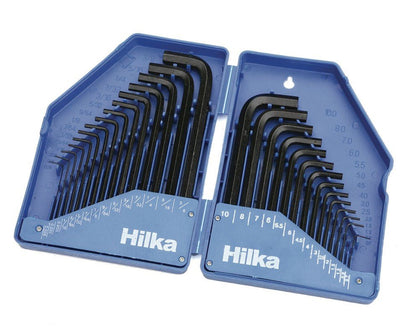 Hilka 30 pce Hex Key Set in Folding Case 21153003