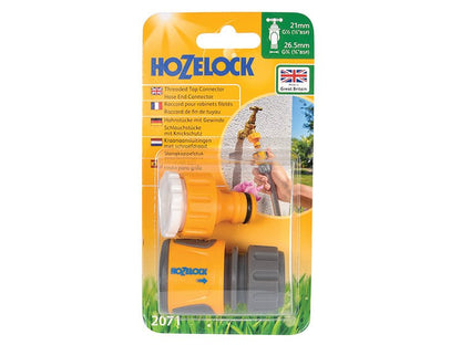 Hozelock 2071 Threaded Tap & Soft Touch Hose End Connector Set