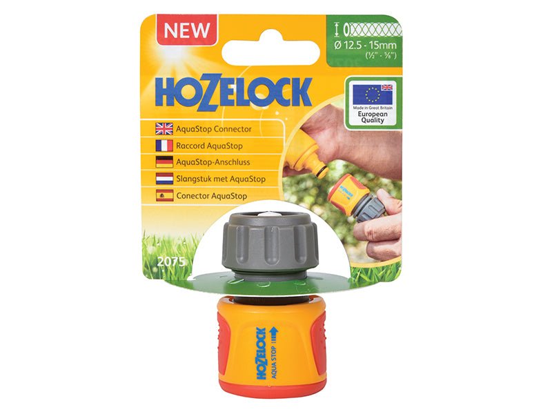 Hozelock 2075 Soft Touch AquaStop Connector