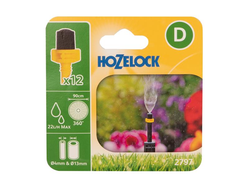 Hozelock 2797 Mist Micro Spray Jet Pack 12