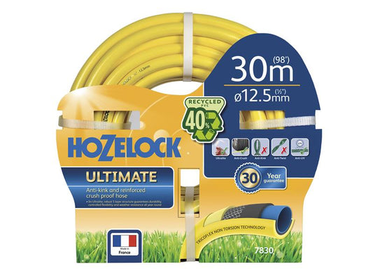 Hozelock 7830 Ultimate Hose 30m 12.5mm 1/2in Diameter