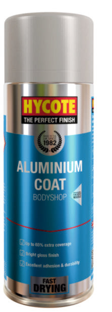 Hycote Bodyshop Aluminium Coat Spray Paint 400Ml Xuk429