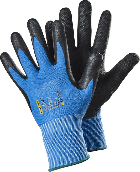 Tegera 887 Nitrile Foam Coated Gloves Reinforced Grip Pattern