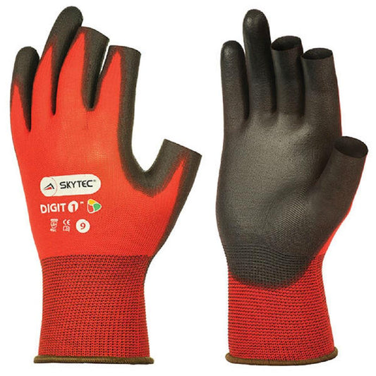 SkyTec Digit 1 Fingerless PU Coated Gloves