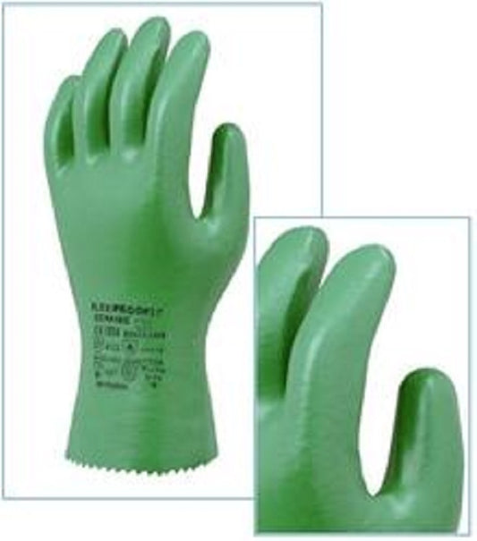 Marigold Flexiproof 27cm Green Nitrile Chemical Gloves