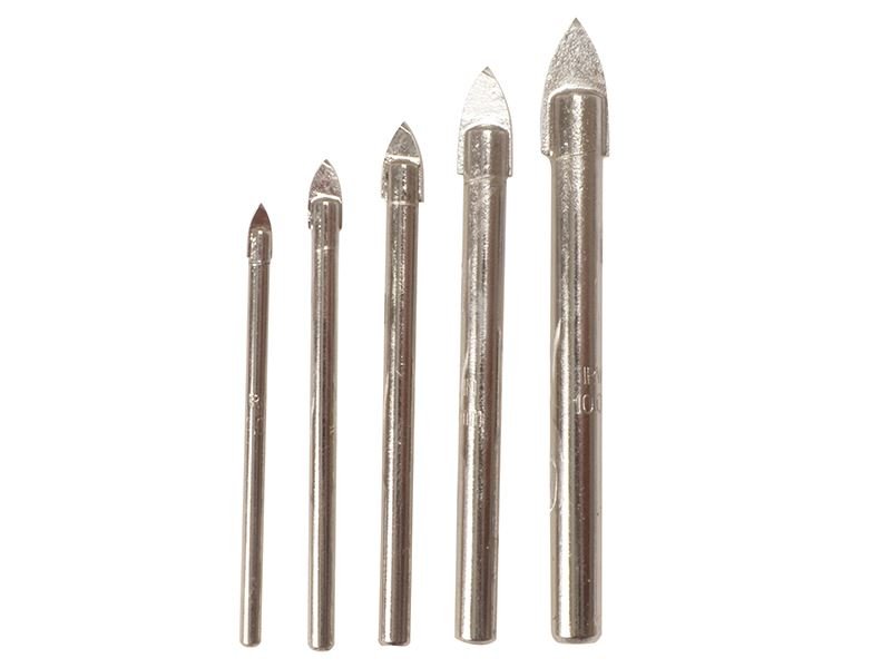 Irwin Glass & Tile Drill Bit Set Of 5 - 10507912