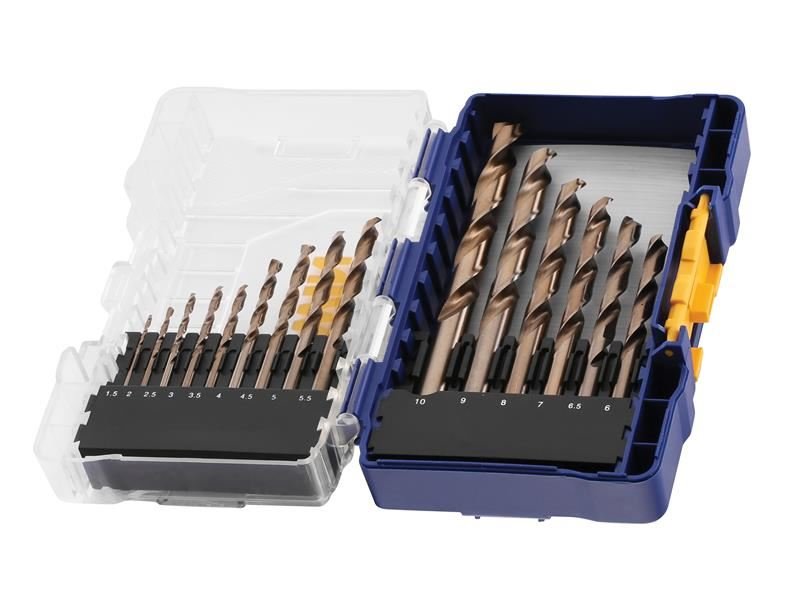 Irwin Hss Cobalt Drill Bit Set 15 Piece - IW3036501