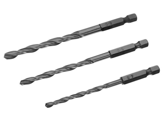 Irwin Hss Drill Bit Hex Shank Bit Set 3 Piece - IW3035108