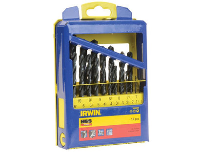 Irwin Hss Pro Drill Bit Set Of 19 - 10502500