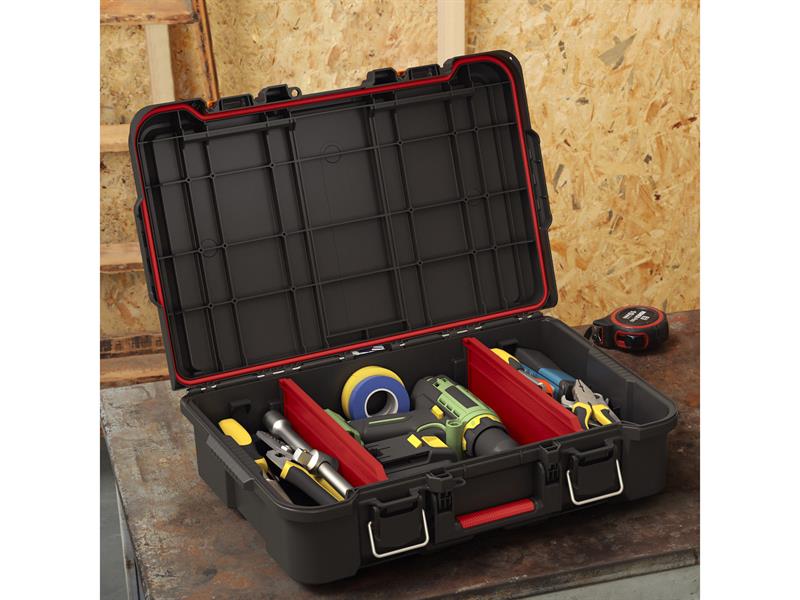 Keter 253382 Stack N Roll Power Tool Case