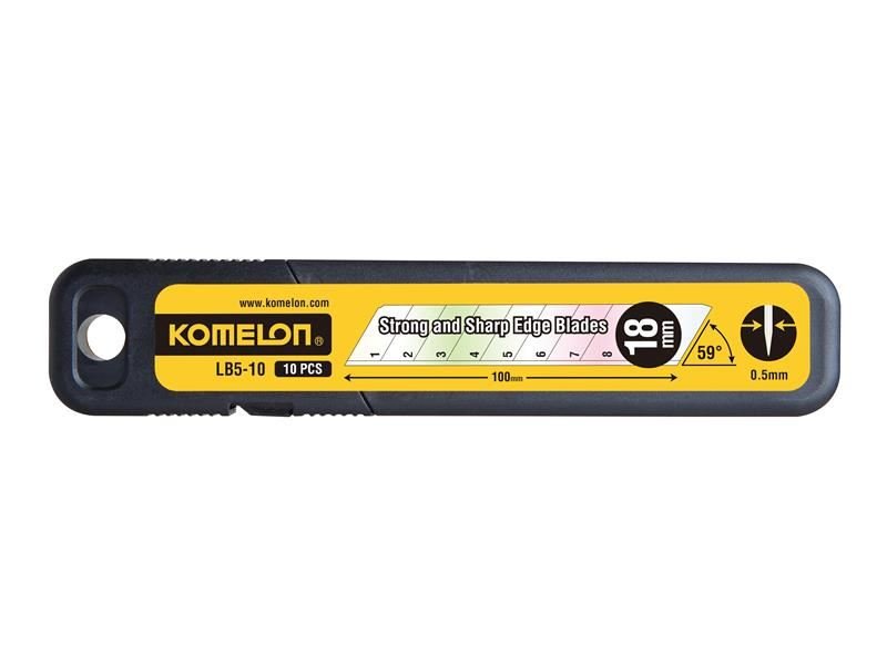 Komelon TB - KOMLB510 Komelon Snap - Off Blades 18mm Pack 10