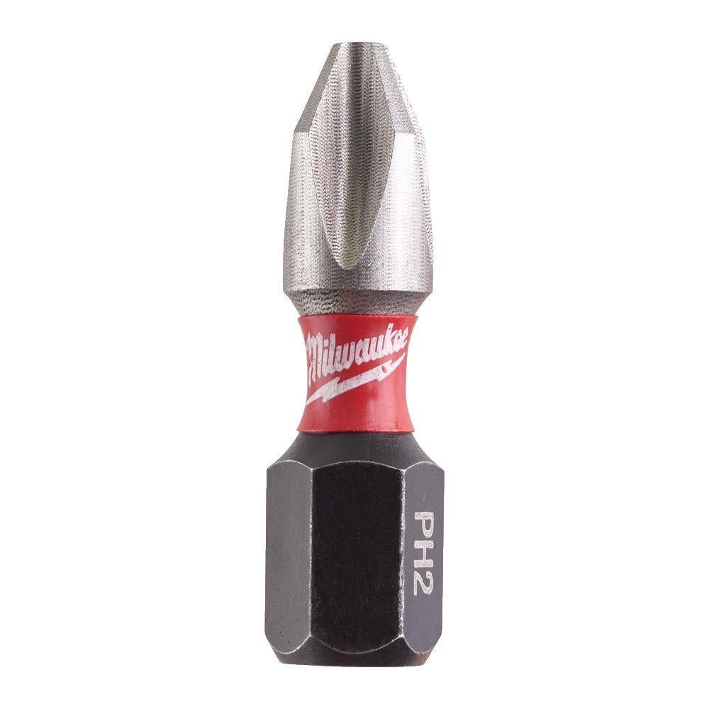 Milwaukee 25 Piece ShockWave Impact Duty PH2 x 25mm Screwdriving Bit Set