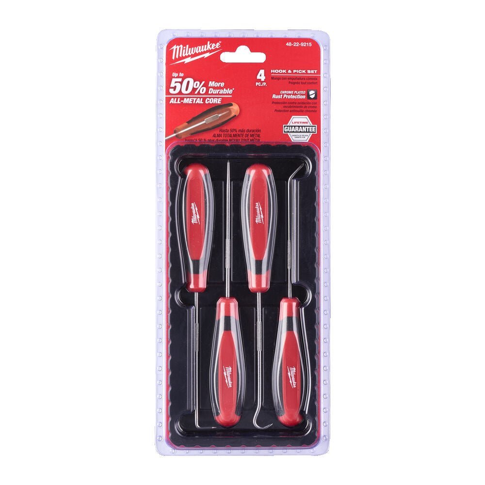 Milwaukee 48229215 4 Piece Hook & Pick Set