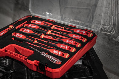 Milwaukee 4932479095 Tri - Lobe VDE Screwdriver Set 12 Piece