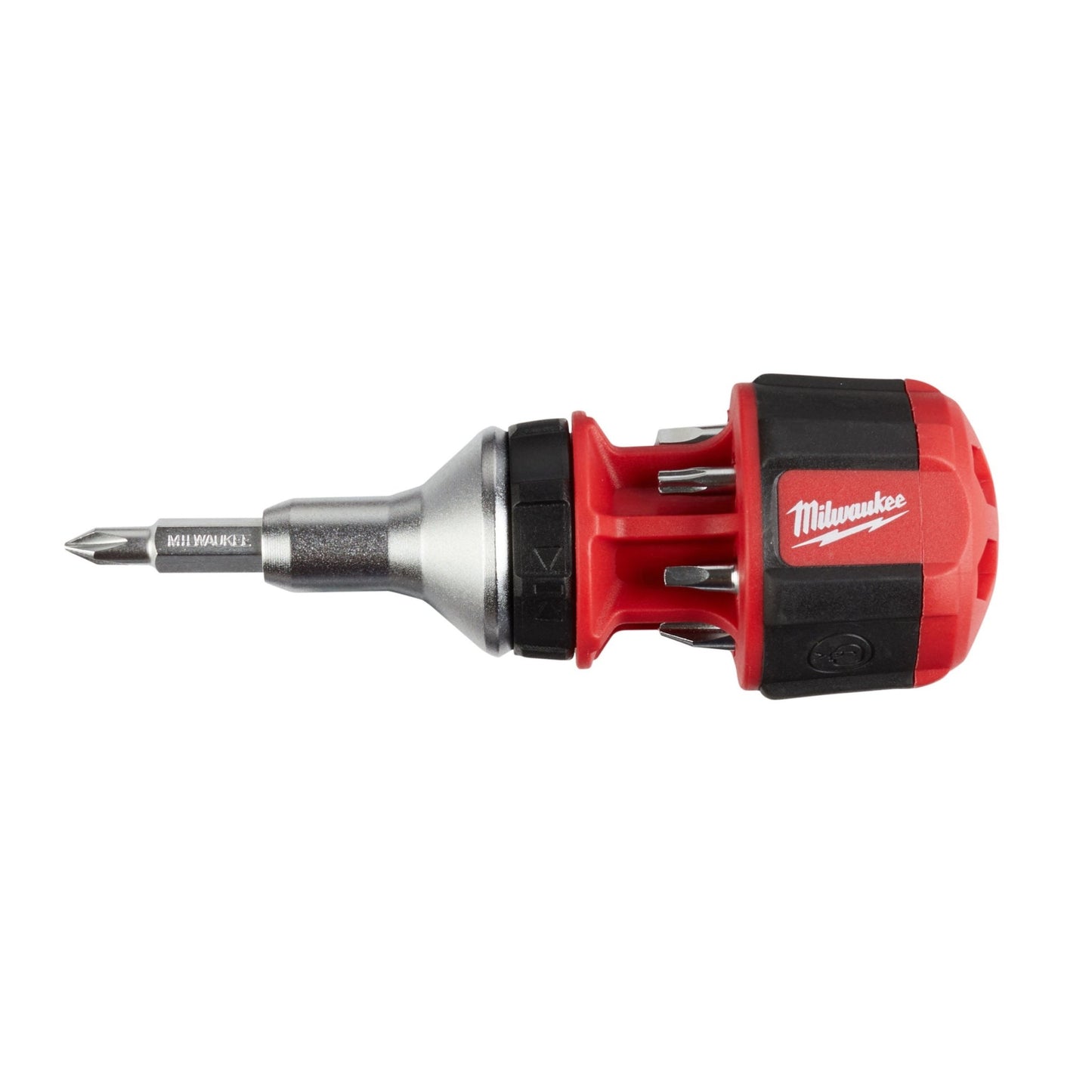 Milwaukee 8 in 1 Compact Ratcheting Multibit Screwdriver 4932471868