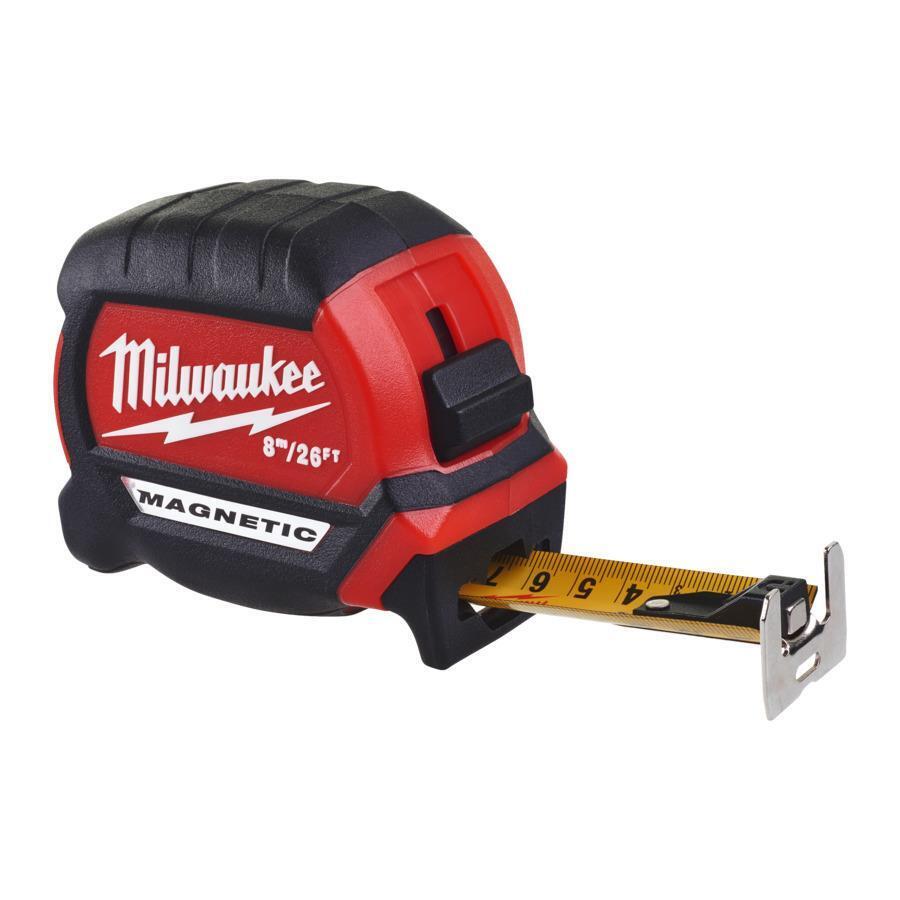 Milwaukee MIL - 4932464603 Milwaukee 8m Magnetic Tape Measure 4932464603