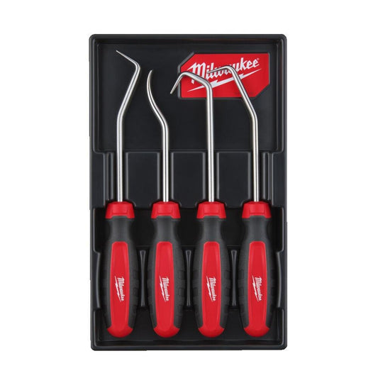 Milwaukee MIL - 4932480568 Milwaukee 4 Piece Hook & Pick Set 4932480568