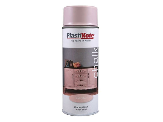 Plastikote Chalk Finish Spray Pale Rose 400ml