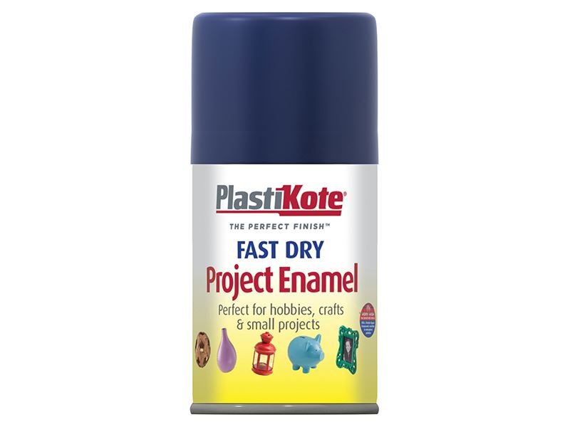 Plastikote Fast Dry Enamel Aerosol Night Blue 100ml