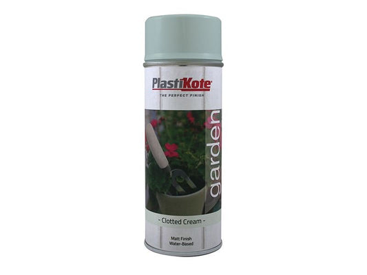 Plastikote Garden Colours Spray Paint Clotted Cream 400ml