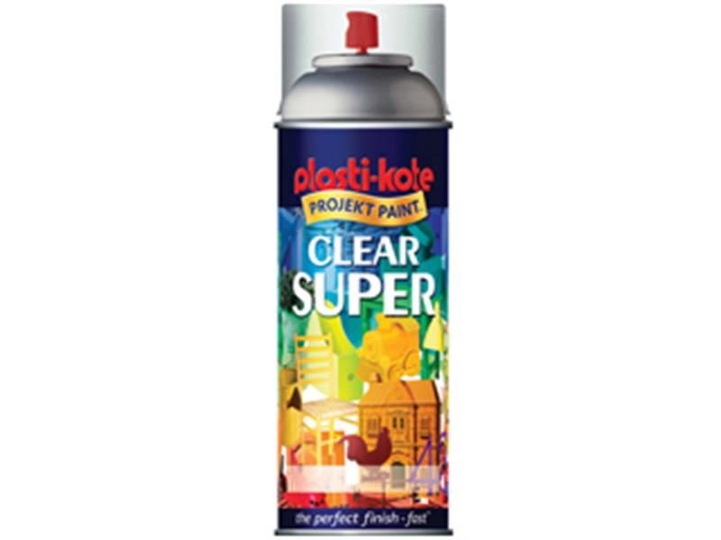 Plastikote Gloss Super Spray Clear 400ml