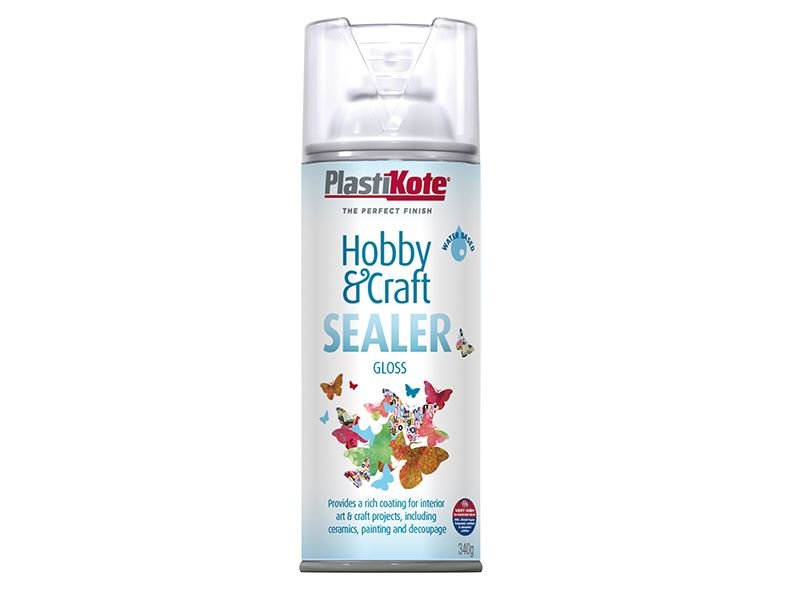 Plastikote Hobby & Craft Sealer Spray Clear Gloss 400ml