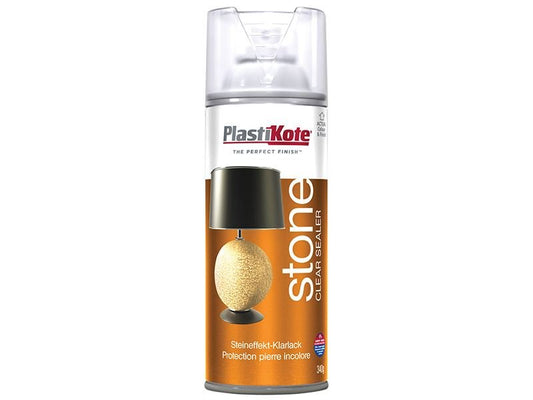 Plastikote Stone Touch Spray Clear Sealer 400ml