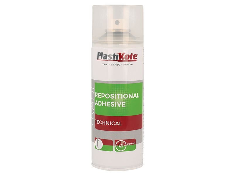 Plastikote Trade Repositional Spray Adhesive 400ml