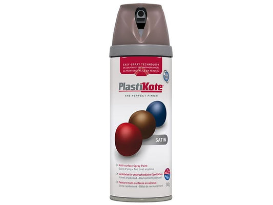 Plastikote Twist & Spray Satin Cappuccino 400ml