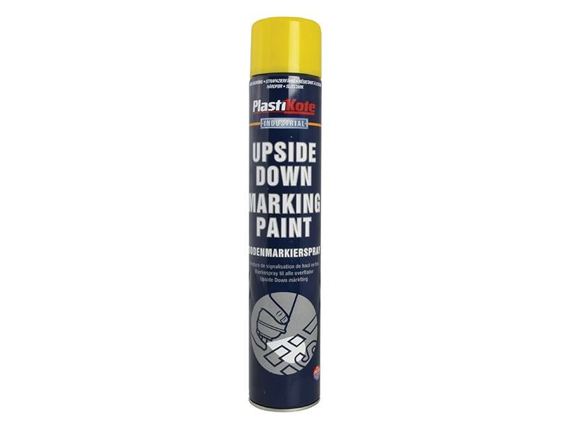 Plastikote Upside Down Marking Paint Yellow 750ml