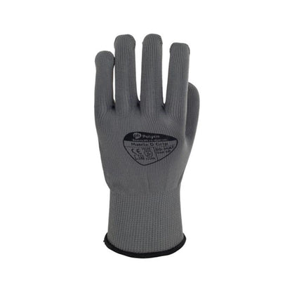 Case 144 Pairs Polyco Matrix D Grip Grey Work Gloves