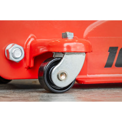 Sealey 1020LE Low Profile Short Chassis Trolley Jack 2 Tonne - Red