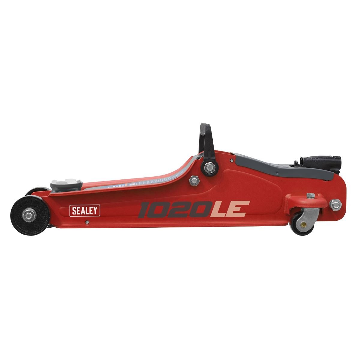 Sealey 1020LE Low Profile Short Chassis Trolley Jack 2 Tonne - Red