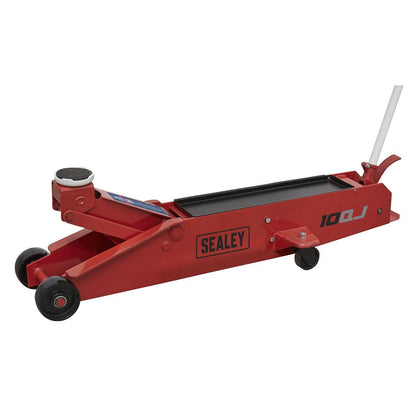 Sealey 10QJ Premier Long Reach Trolley Jack 10 Tonne