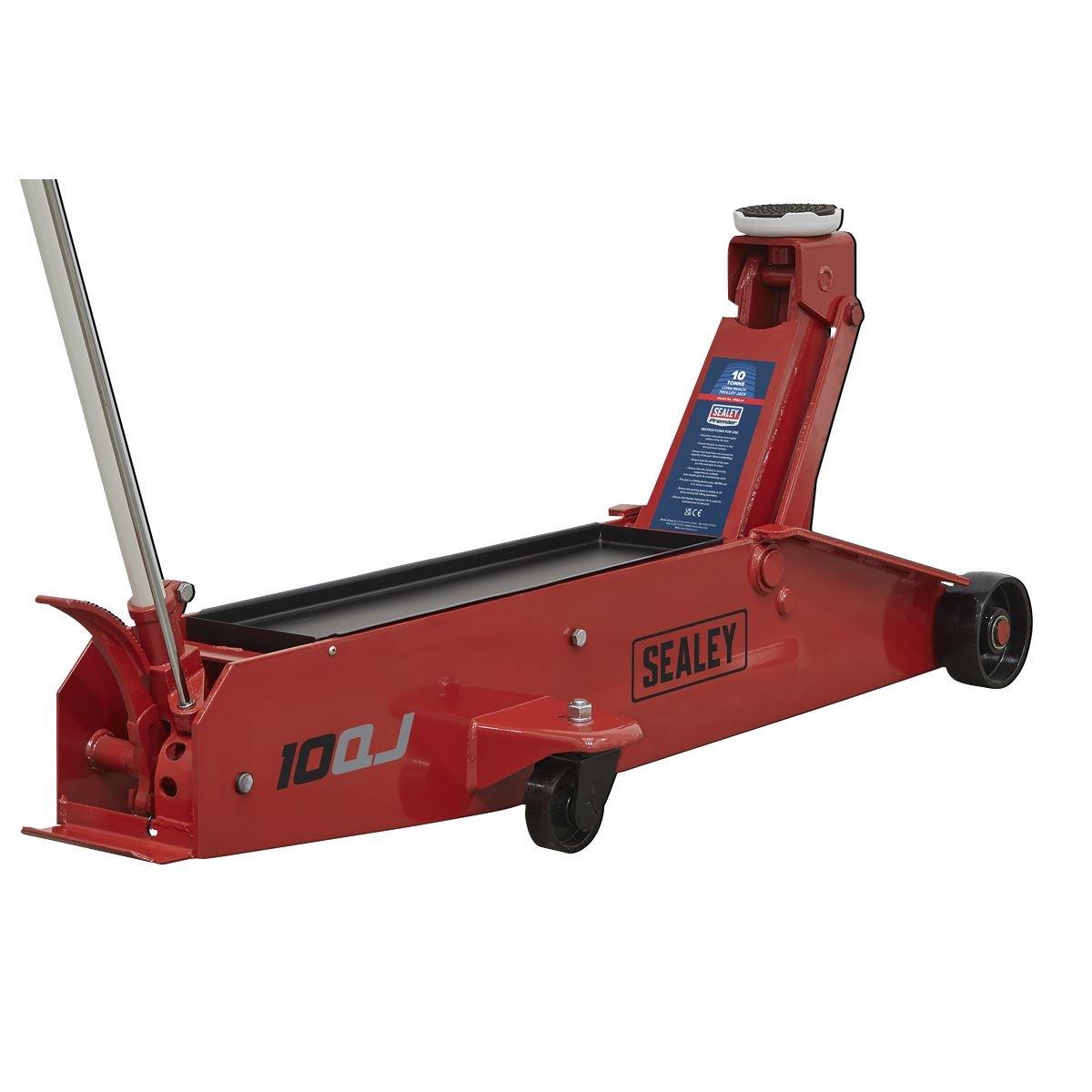 Sealey 10QJ Premier Long Reach Trolley Jack 10 Tonne