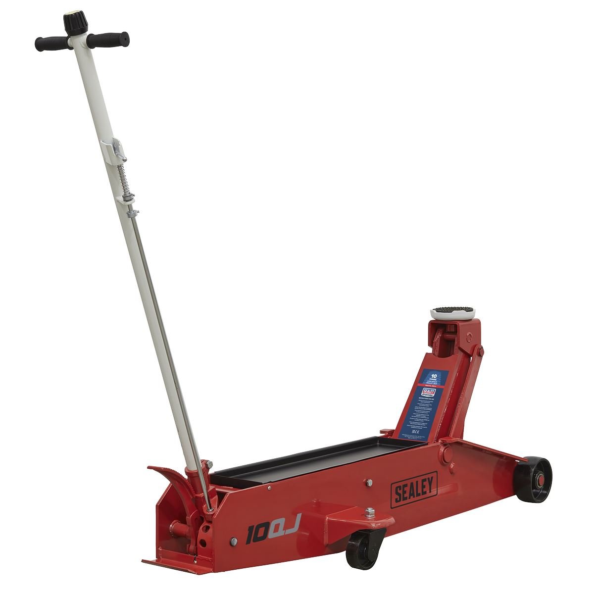 Sealey 10QJ Premier Long Reach Trolley Jack 10 Tonne