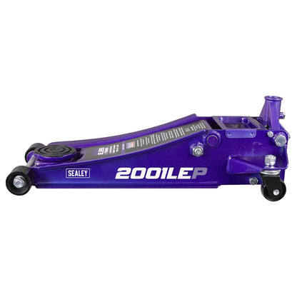 Sealey 2001LEP Low Profile Rocket Lift Trolley Jack 2.25 Tonne - Purple-McCormickTools