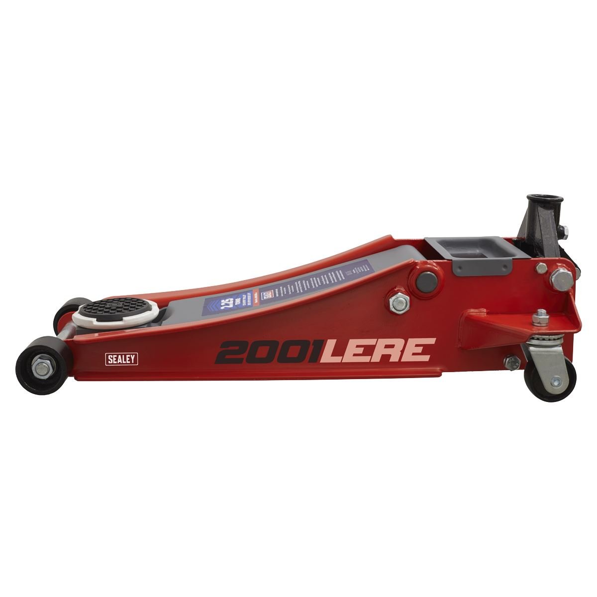 Sealey 2001LERE Low Profile Rocket Lift Trolley Jack 2.25 Tonne - Red