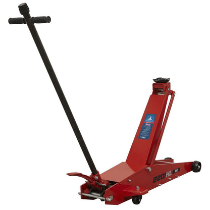 Sealey 2201HL Long Reach High Lift Commercial Trolley Jack 2 Tonne