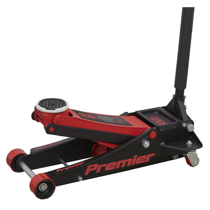 Sealey 2501LE Premier Low Profile with Rocket Lift Trolley Jack 2.5 Tonne