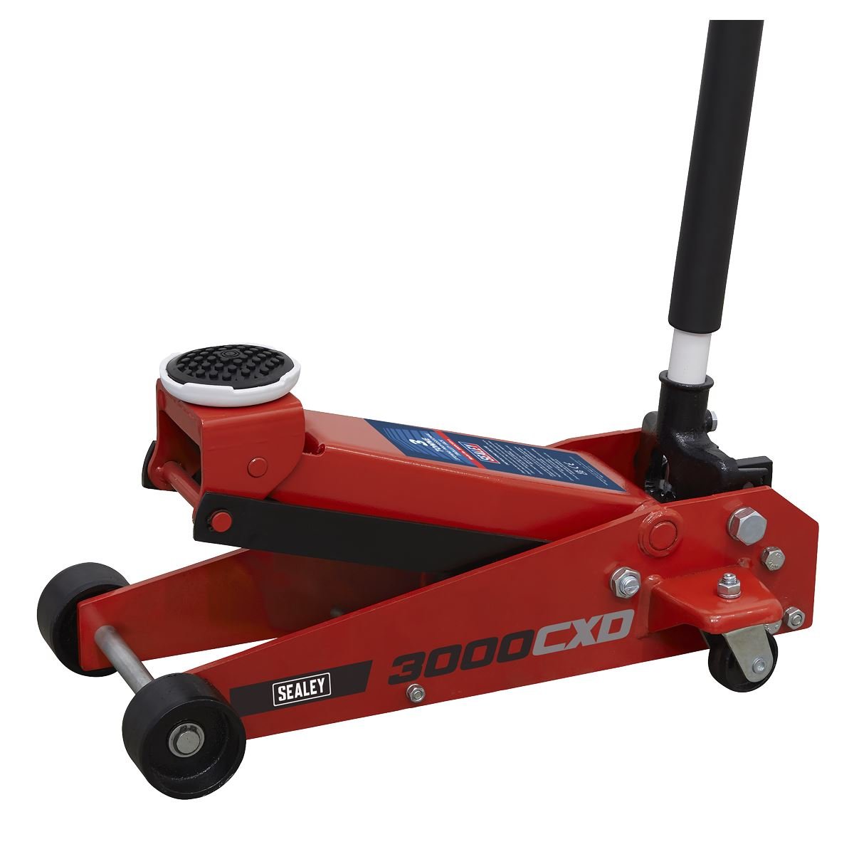 Sealey 3000CXD Standard Chassis Trolley Jack 3 Tonne