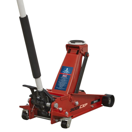 Sealey 3001CXP Trolley Jack with Foot Pedal 3 Tonne