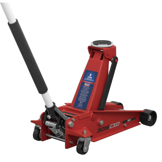 Sealey 3015CXD Trolley Jack with Super Rocket Lift 3 Tonne