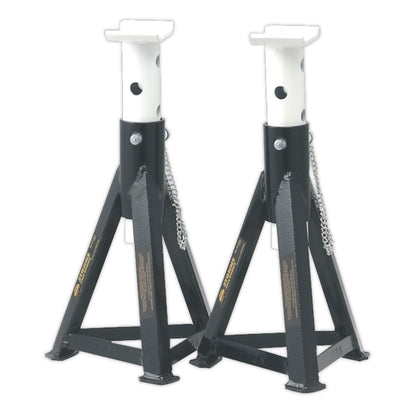 Sealey 3040ABCOMBO Premier Trolley Jack 3 Tonne & Axle Stands (Pair) 3 Tonne per Stand Combo