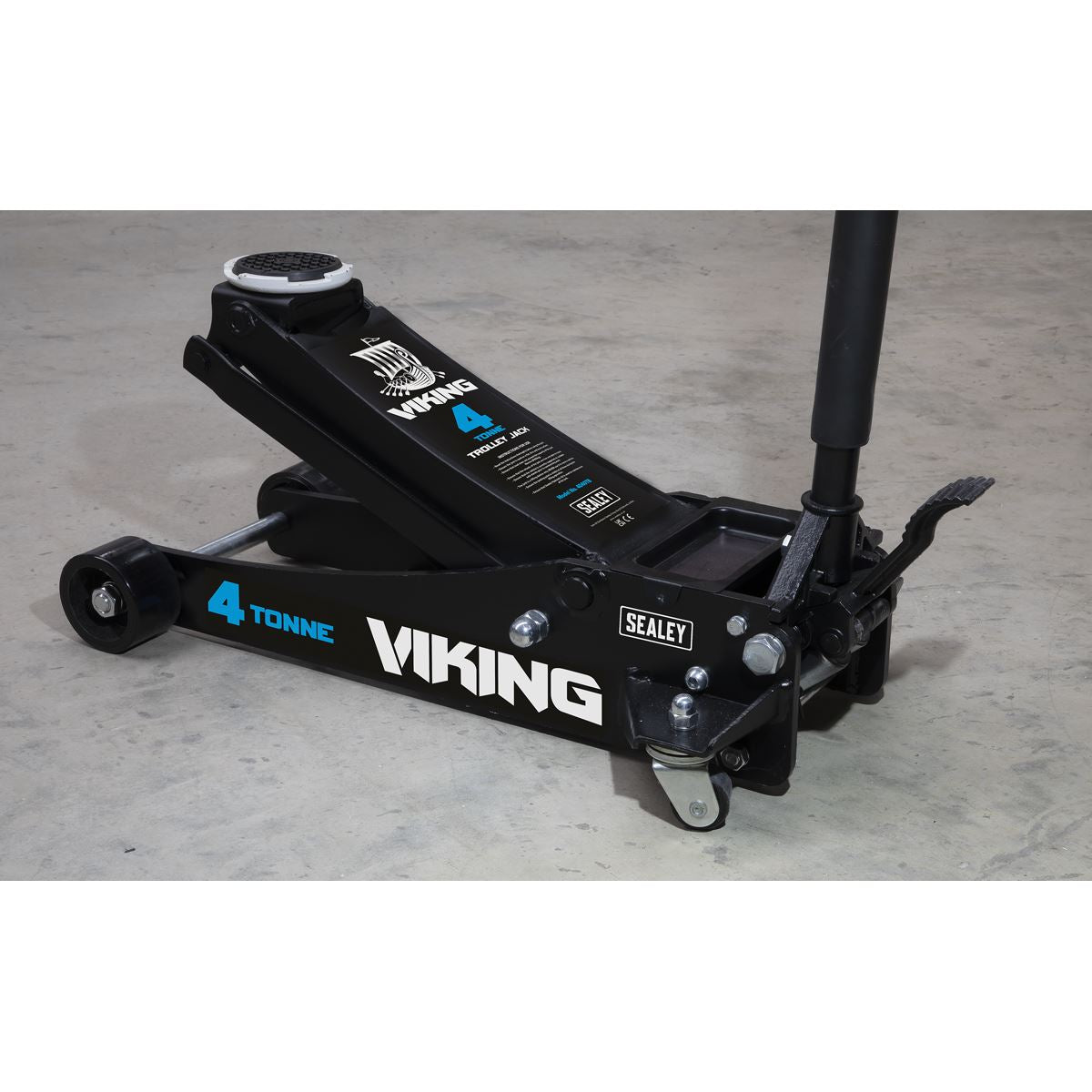 Sealey 4040TB Viking Low Profile Professional Trolley Jack with Rocket Lift 4 Tonne