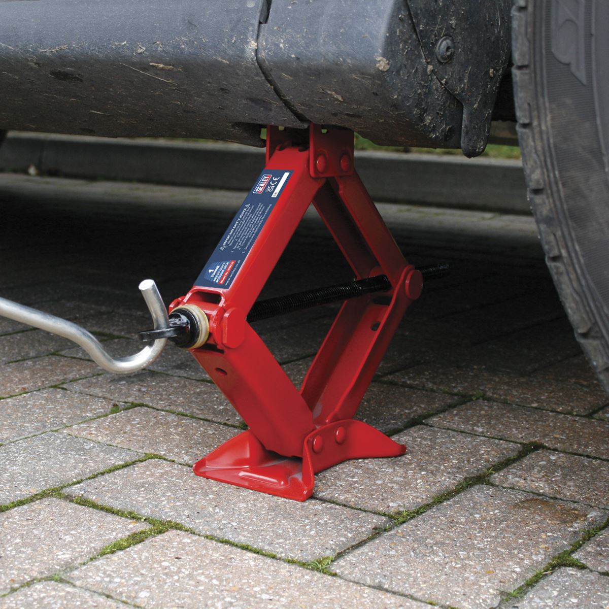 Sealey 57M Heavy - Duty Scissor Jack 1 Tonne