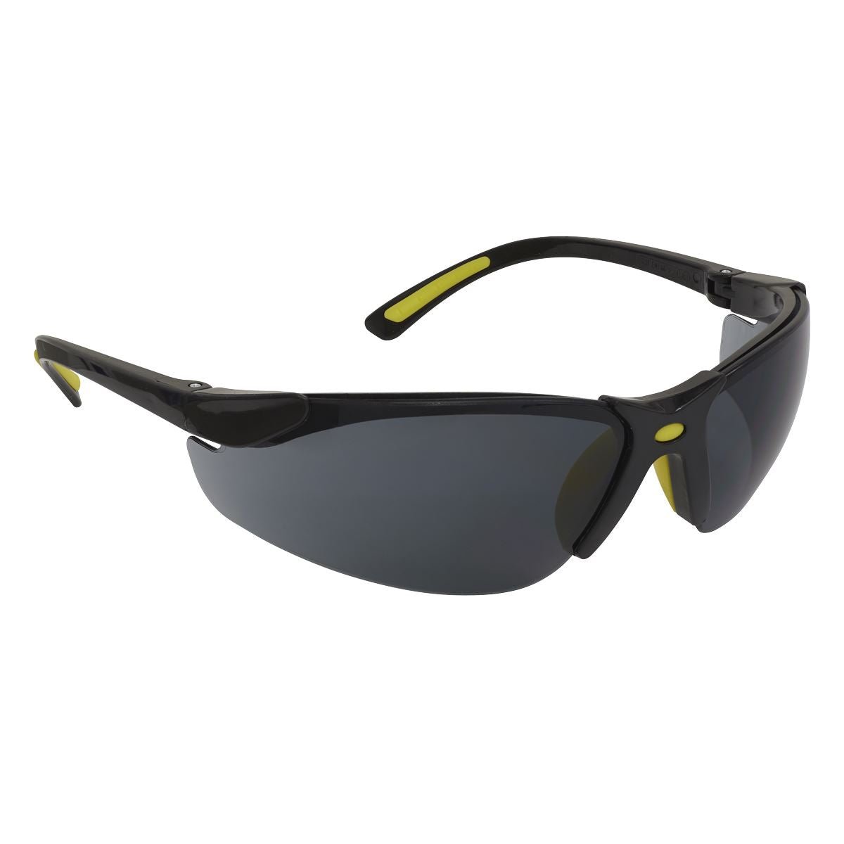 Sealey 9214 Zante Style Smoke Lens Safety Glasses with Flexi Arms